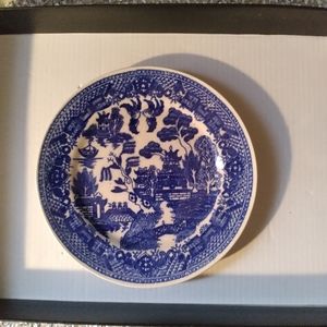 Blue Willow Antique Saucer